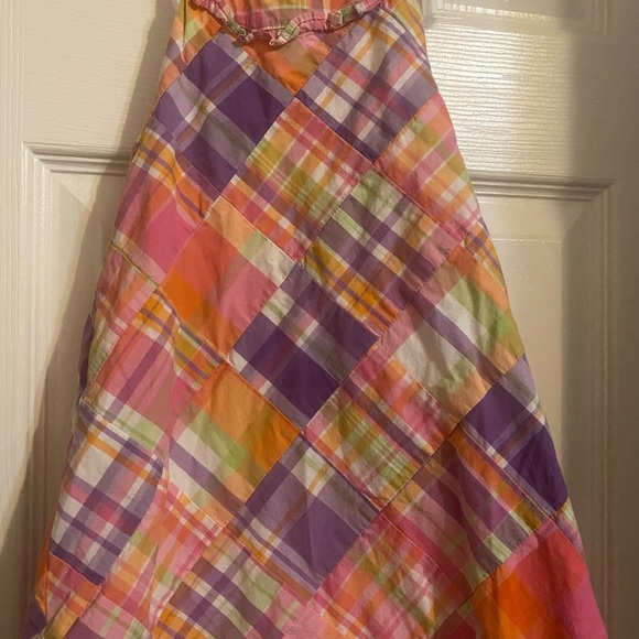 Janie and Jack Patchwork Madras Dress - Picture 4 of 7